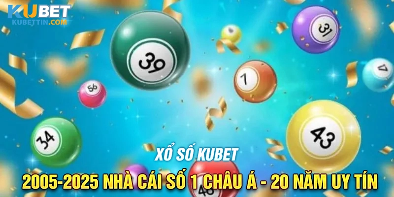 Giao diện trang chủ Kubet với phần xổ số được hiển thị rõ ràng dễ sử dụng